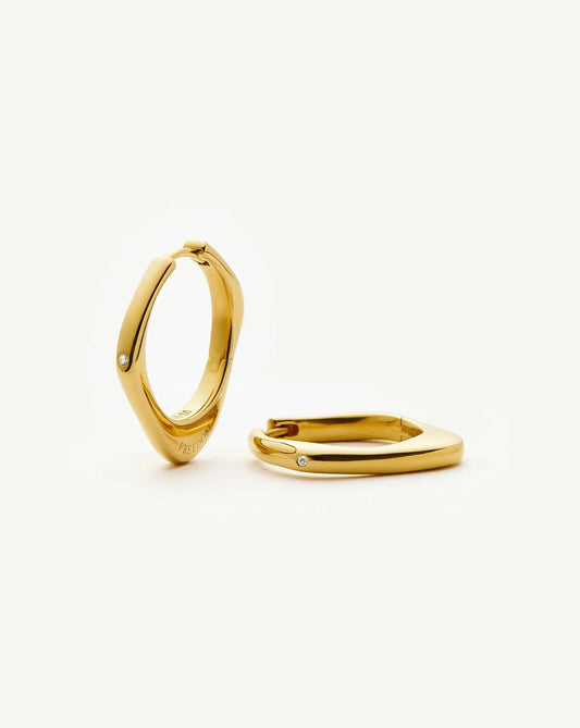 Harris Reed フィアレス ミディアム フープピアス 1