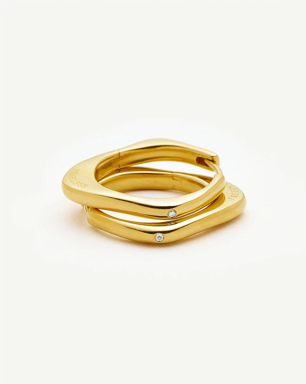 Harris Reed フィアレス ミディアム フープピアス 4